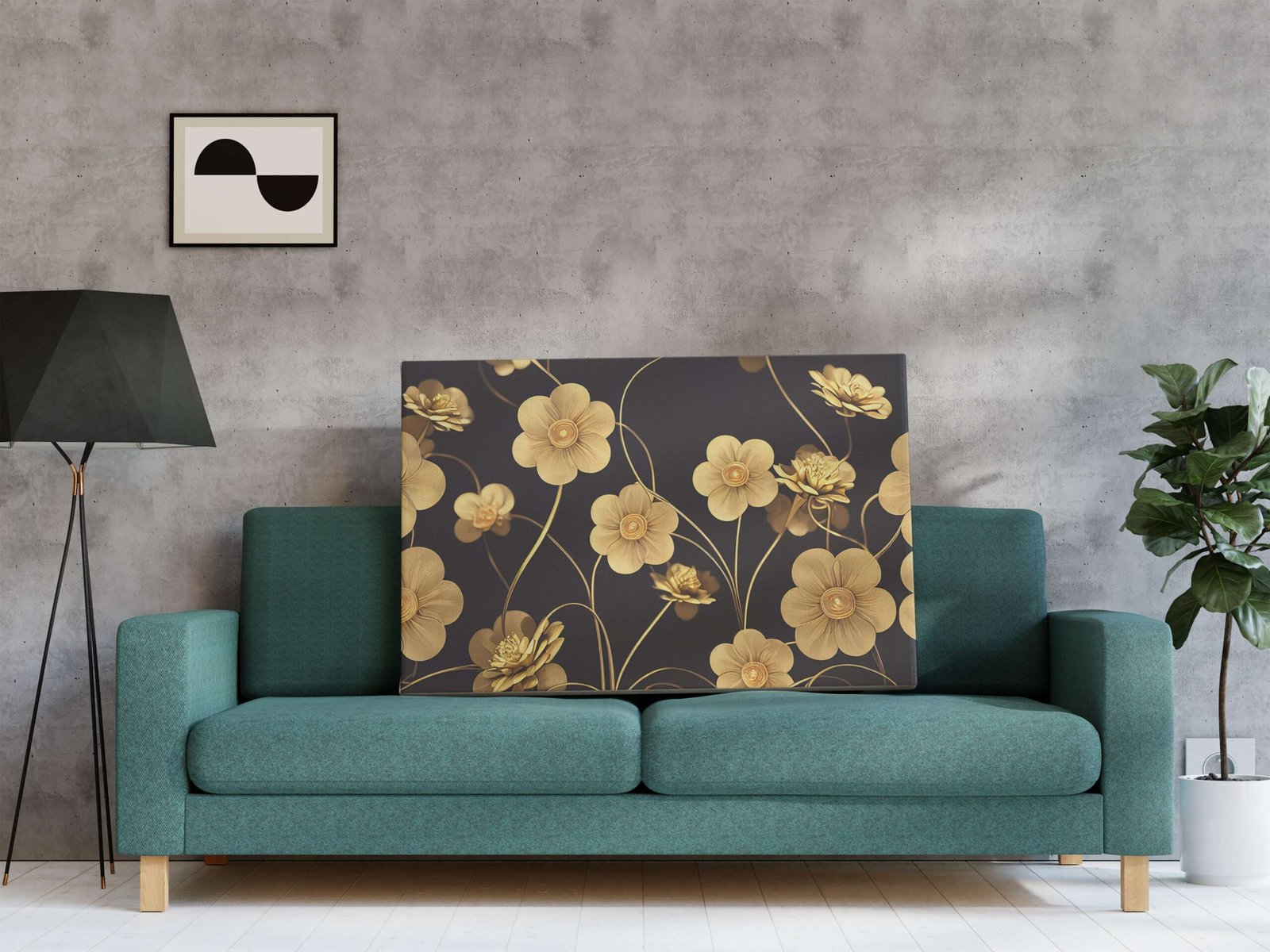 Stunning Wall Decor with Framed Canvas Paintings - Image 2