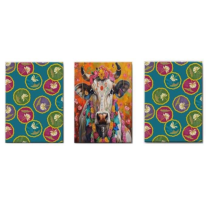 Pichwai Handmade Wall Painting - Image 4