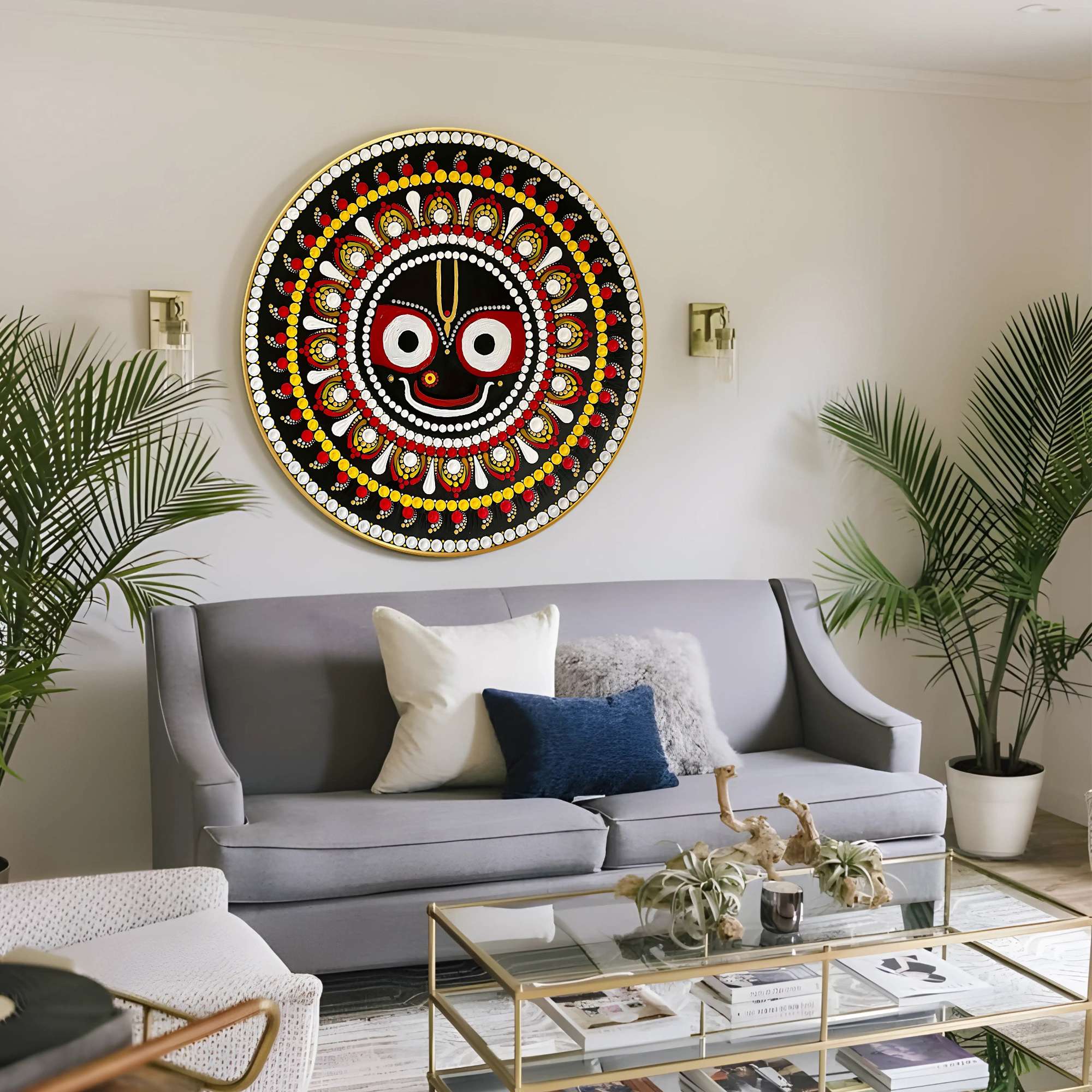 Round Wall Painting - Image 2